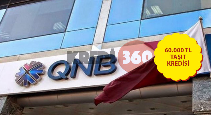 QNB Finansbank'tan 60.000 TL Taşıt Kredisi! – Finance Hub360